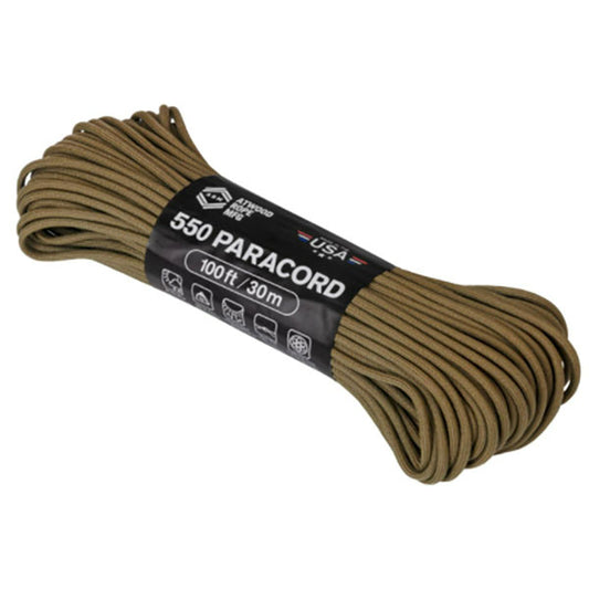 Paracord 550 PARACORD, 100ft/30m, coyote