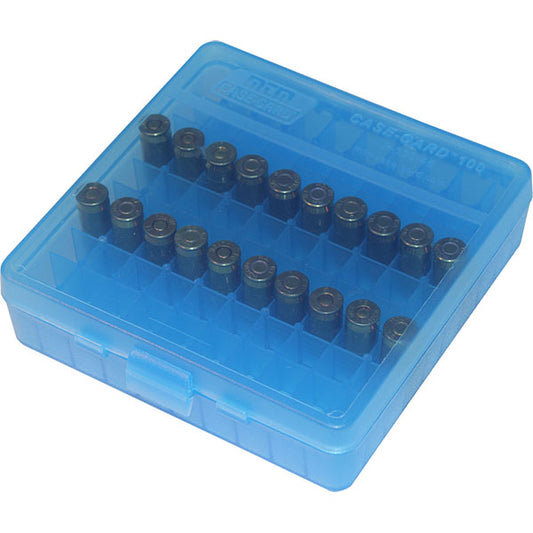 MTM CASE-GARD, boîte à cartouches MTM P-100-9, bleu clair (100x9mm Para)