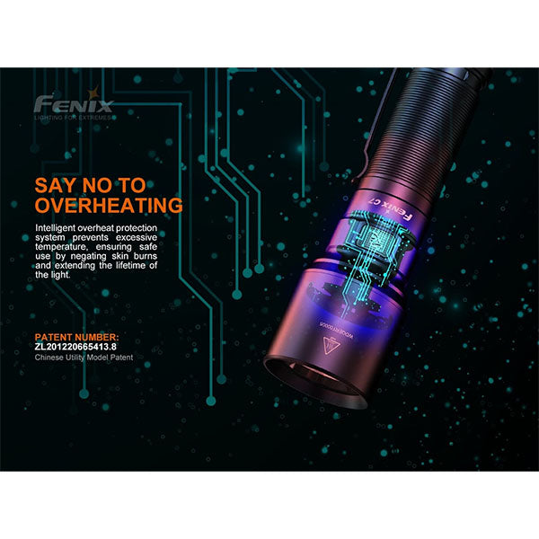 FENIX, LED Taschenlampe C7, 3'000 Lumen, inkl. Akku