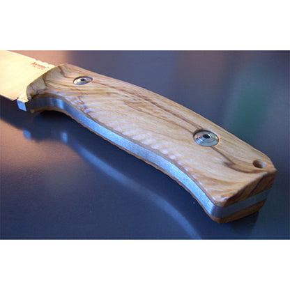 LIONSTEEL, Fixed-Blade Messer M3 WOOD, Oliven-Holz
