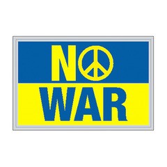 CHARLIE MIKE, Morale Patch UKRAINE - NO WAR