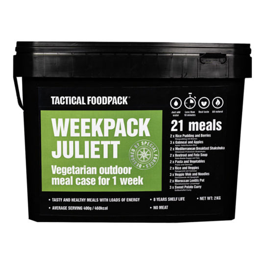 TACTICAL FOODPACK, Week-Pack JULIETT vegetarisch, 2010g