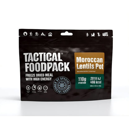 TACTICAL FOODPACK, 3-Mahlzeiten
Tactical Ration Bag VEGAN, 501g