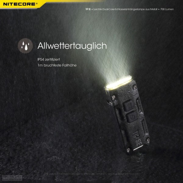 NITECORE LED-TASCHENLAMPE TIP SE, 700 Lumen (inkl. Akku), black
