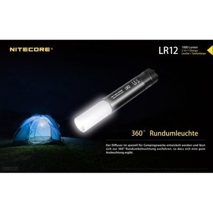 NITECORE LED-TASCHENLAMPE LA12 - 1'000 Lumen (ohne Akku), black