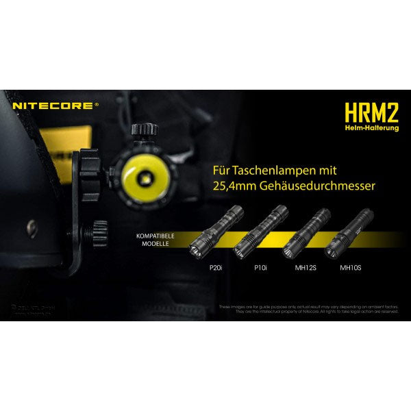 NITECORE Universal Helmmontage HRM2