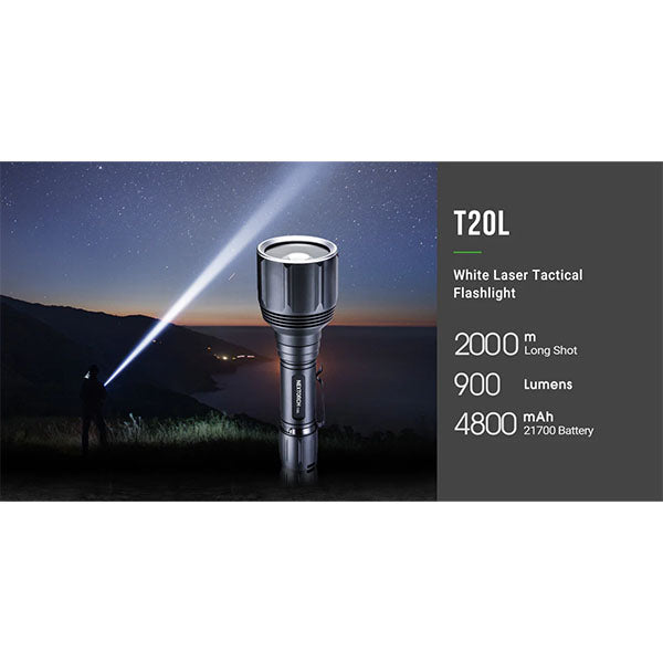 NEXTORCH taktische LED-Taschenlampe T20L, 900 Lumen (inkl. Akku)