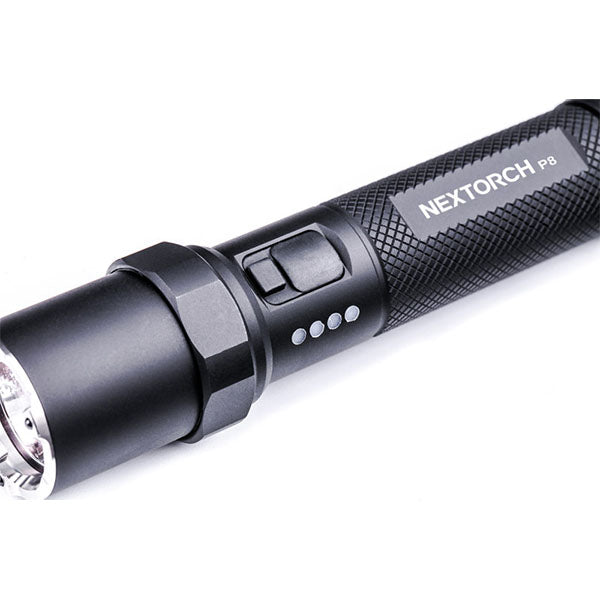 NEXTORCH LED-Taschenlampe P8, 1'300 Lumen (inkl. Akku)