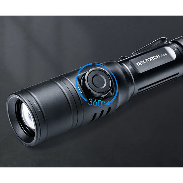 NEXTORCH Forensik-LED-Taschenlampe P56, 300 Lumen + UV, IR, blau, grün, rot (inkl. Akku)