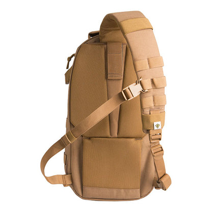 FIRST TACTICAL, CROSSHATCH SLING BAG, 19L, coyote