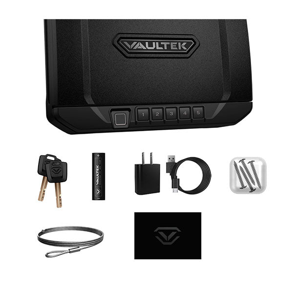 VAULTEK, mobiler Safe 20 SERIES - Bluetooth 2.0, covert black (biometrisch)