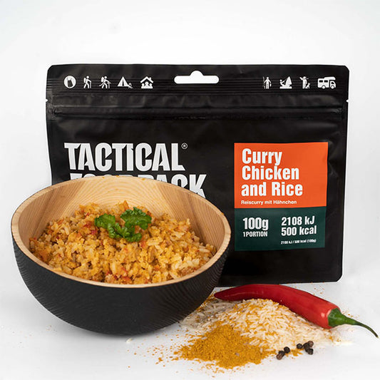 TACTICAL FOODPACK, Curry Chicken & Reis, 100g