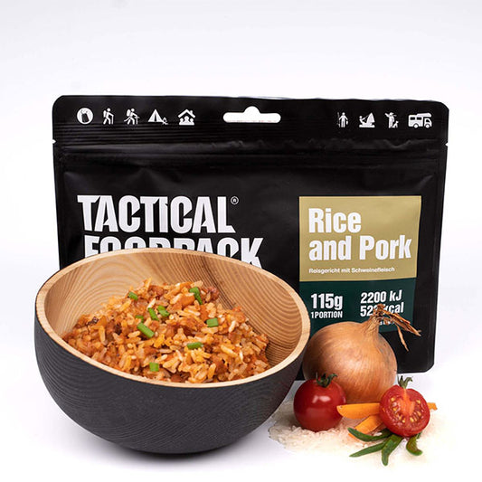 TACTICAL FOODPACK, Rice & Pork, 115g