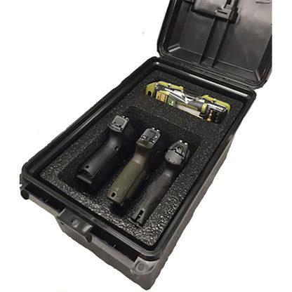 MTM CASE-GARD, Tactical Pistol Handgun Case 3 Guns, black