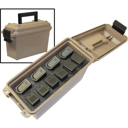 MTM CASE-GARD, Tactical Mag Can für 10 Double Stacked Handgun, coyote