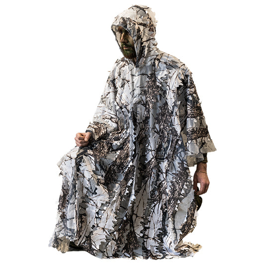 CHARLIE MIKE Tarn-Poncho/Ghillie-Poncho WINTER FOREST