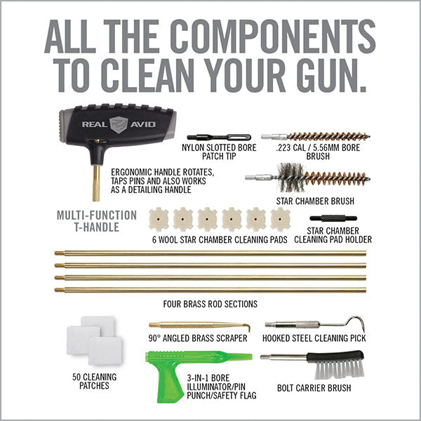 REAL AVID, Reinigungsset GUN BOSS PRO - AR15 Cleaning Kit