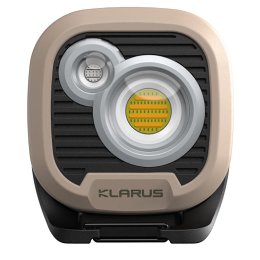 KLARUS, LED-Campinglampe WL3, 1'500 Lumen, (inkl. Akku), tan