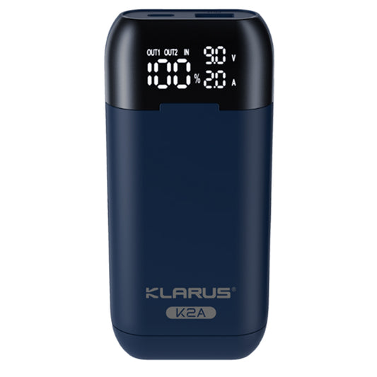 KLARUS, chargeur de batterie K2A pour 2 batteries avec 2 câbles USB