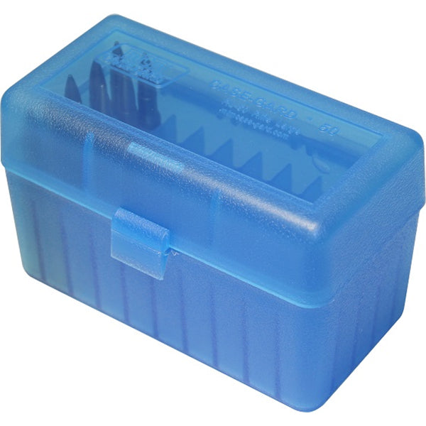 MTM CASE-GARD, Patronenbox MTM RL-50, 50x GP11, clear blue