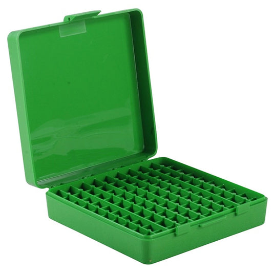 MTM CASE-GARD, boîte à cartouches MTM P-100-9, vert (100x9mm Para)