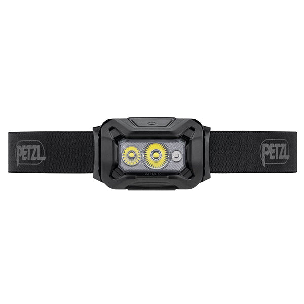 PETZL, Stirnlampe ARIA 2 RGB, black, 450 Lumen (inkl. 3 AAA Batterien)