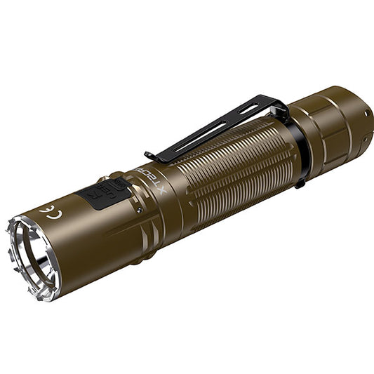 KLARUS, LED Taschenlampe XT2CR PRO DESERT TAN, 2'100 Lumen (inkl. Akku)