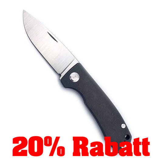 20% Rabatt: PMP KNIVES, Slip Joint Taschenmesser HARMONY, Titan, M390, dunkelgrau