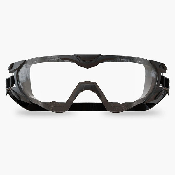 EDGE Goggles SUPER 64, Black Frame, Clear Vapor Shield Lens (XSS611-OTG)