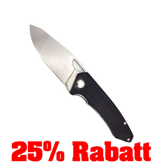 25% Rabatt: PMP KNIVES, Klappmesser SPARTAN G10, schwarz