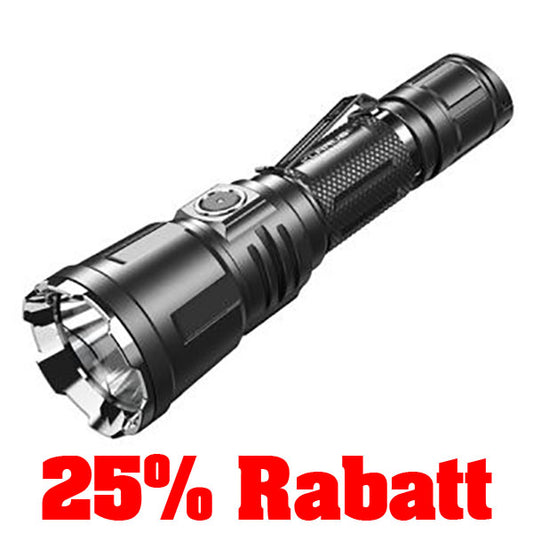 25% Rabatt: KLARUS, LED Taschenlampe XT15X, 3'200 Lumen (inkl. Akku)