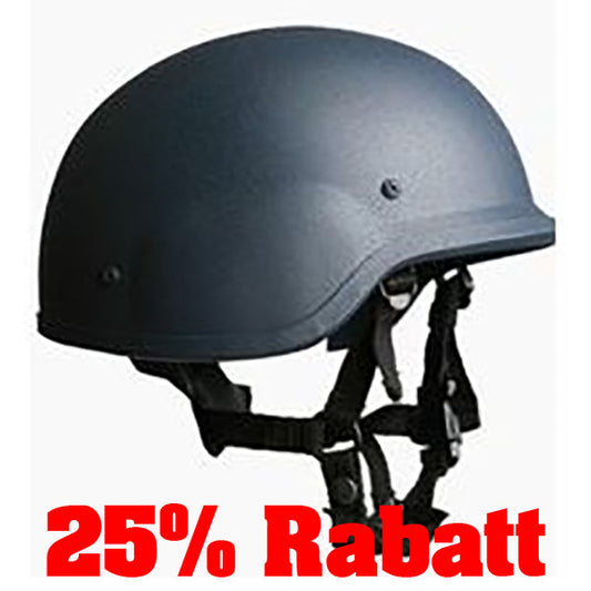 25% Rabatt: ENGARDE Ballistischer Helm PASGT LEVEL IIIA NJA, black Grösse L (59-62cm)